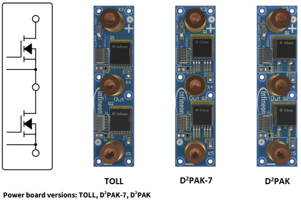 Infineon Technologies KITLGPWRBOM013 Leistungsboardmodul